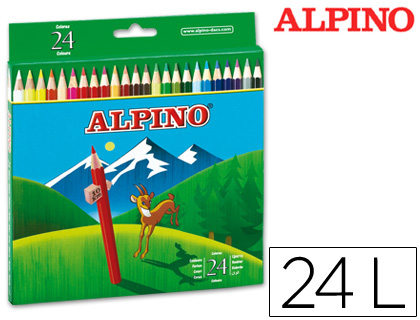 24 lápices de colores Apino 658